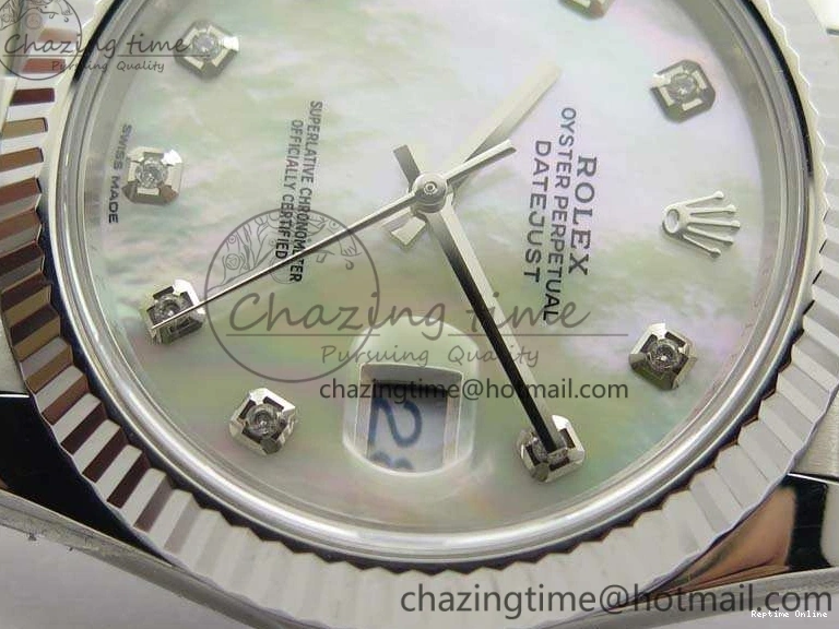 0206 DateJust 228238 SS Noob 1:1 Best Edition MOP Dial Diamond On Jubilee Bracelet A WeatherProof 3496